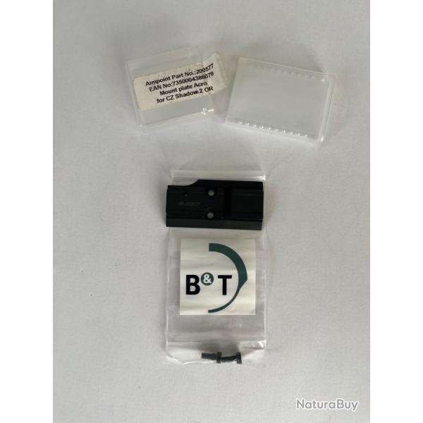 ADAPTATEUR AIMPOINT avec vis SHADOW 2 OR 200577 B&T ACRO CZ