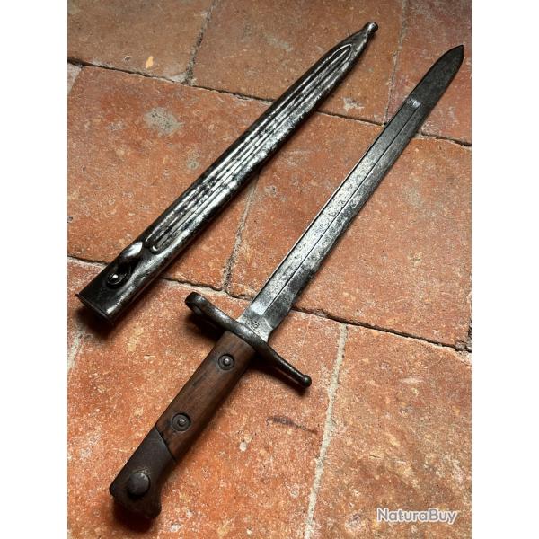 Ba�onnette italienne Carcano 1891 - WW1 (2)