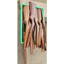 Lot de crosse de carabine a plomb ou 9mm ou 22 lr