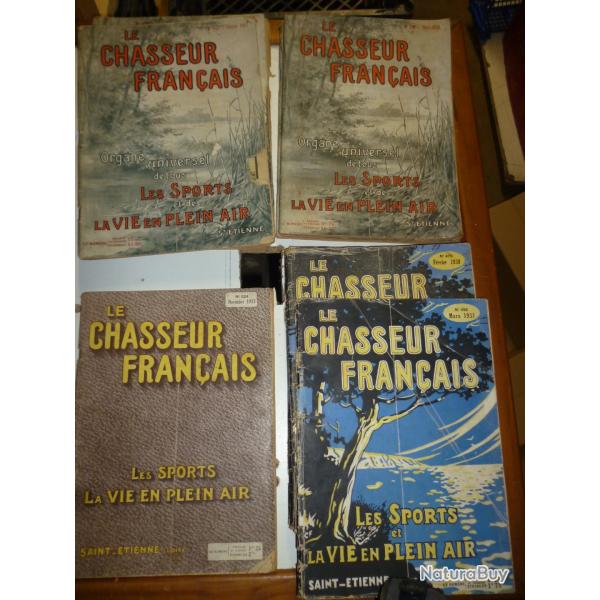 lot de "Chasseur fran�ais " 1925-1933