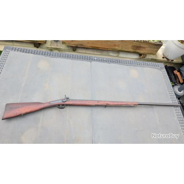 fusil  � piston mono coup   � percussion  st Etienne