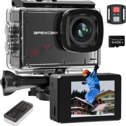 Cam&eacute;ra Sport HD 4k 60FPS EIS  8X Zoom Photo 48MP 170&deg; Grand Angle &Eacute;tanche 40M Carte 128GB