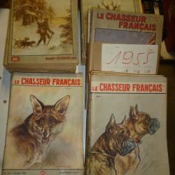 lot de "Chasseur fran&ccedil;ais " 1953 &agrave;1962