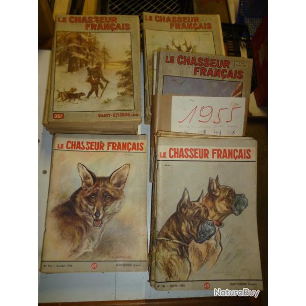 lot de "Chasseur fran�ais " 1953 �1962
