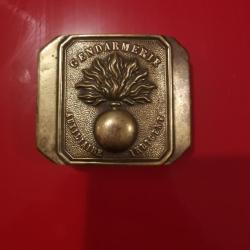 Plaque ceinturon Gendarmerie Auxiliaire Indig&egrave;ne