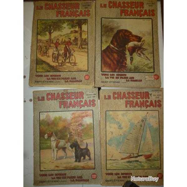 lot de "Chasseur fran�ais " 1946 �1949