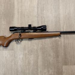 Carabine &agrave; verrou VOERE - Calibre .22 LR - Canon 54 cm + Lunette (Occasion)