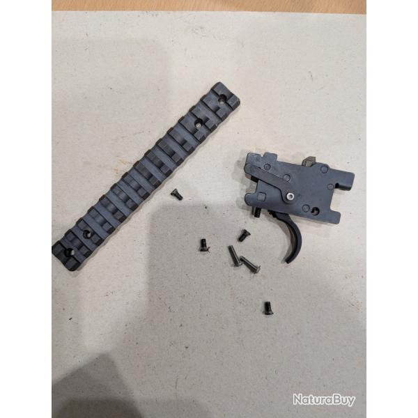 Rail picatinny et bloc detente ATA Palace