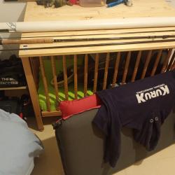 Canne fil interieur et moulinet