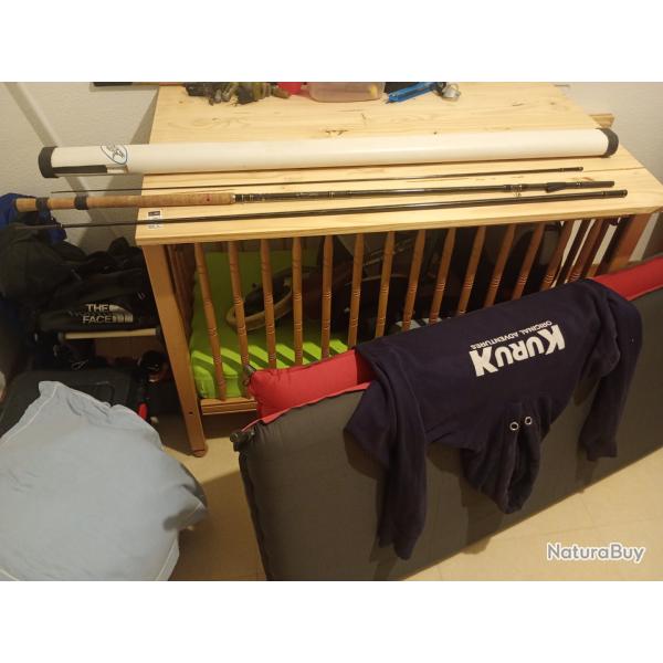 Canne fil interieur et moulinet