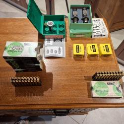 Lot redding rcbs etuis ogive munition222 rem mag