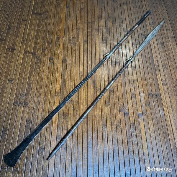 TR�S GRANDE SAGAIE EN FER FORG� ET OUVRAG� 170 cm