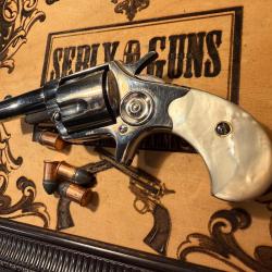 Exceptionnel COLT NEW LINE 1er mod&egrave;le cal. 41 RF - proche du neuf - plaquettes nacre naturelle