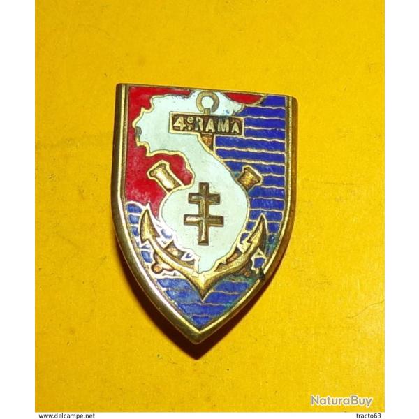 4� REGIMENT D'ARTILLERIE DE MARINE  , FABRICANT DRAGO PARIS  , HOMOLOGATION SANS , ETAT VOIR PHOTOS