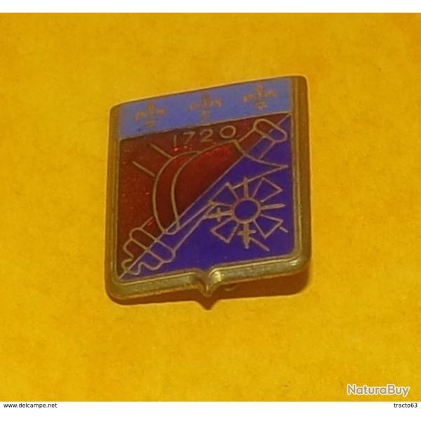 4� R�giment d'Artillerie, 1720, �mail, dos guilloch�, FABRICANT DRAGO PARIS,HOMOLOGATION SANS, ETAT