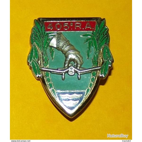 405� R�giment d'Artillerie, �mail, dos lisse, FABRICANT DRAGO PARIS  , HOMOLOGATION 320, ETAT  VOIR