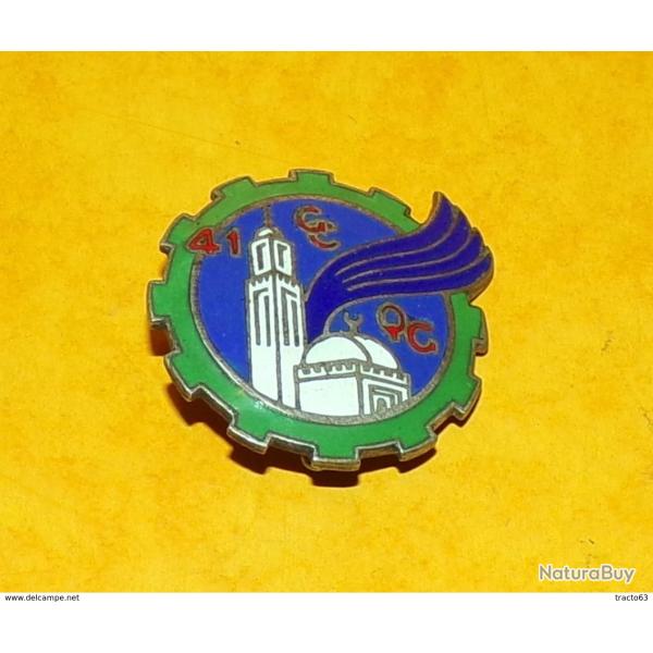 41� Cie de Quartier G�n�ral, �mail, bleu, pastille Drago,FABRICANT DRAGO PARIS ,HOMOLOGATION SANS, E