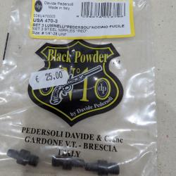 Paquet de 3 chemin&eacute;es PEDERSOLI carabine musket