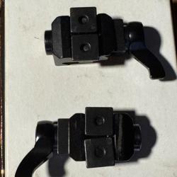 Montages Swarovski &agrave; rail SR sur embases Weaver/picatinny