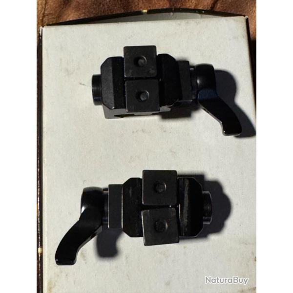 Montages Swarovski � rail SR sur embases Weaver/picatinny