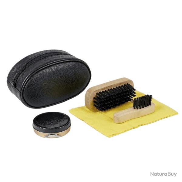 Kit nettoyage chaussure cirage noir