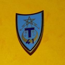 41&deg; R&eacute;giment de Transmissions, &eacute;mail, dos lisse, DEPOSE , FABRICANT DRAGO PARIS 25 RUE BERANGER III,