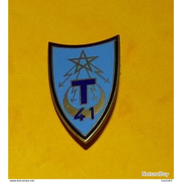 41� R�giment de Transmissions, �mail, dos lisse, DEPOSE , FABRICANT DRAGO PARIS 25 RUE BERANGER III,