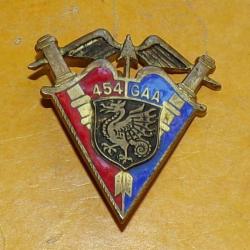 454&deg; Groupe d'Artillerie Antia&eacute;rienne, &eacute;mail, dos lisse embouti,&nbsp; FABRICANT ARTHUS BERTRAND PARIS&nbsp; ,