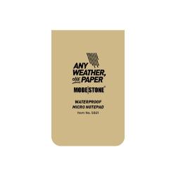 Mini carnet tout-temps 50 x 85 mm - Modestone Tan