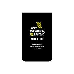 Mini carnet tout-temps 50 x 85 mm - Modestone Noir