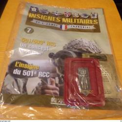 501&deg; REGIMENT DE CHAR DECOMBAT&nbsp;, Arthus Bertrand pour ATLAS, AVEC SON LIVRET NEUF  &nbsp;FABRICANT&nbsp;ARTHUS