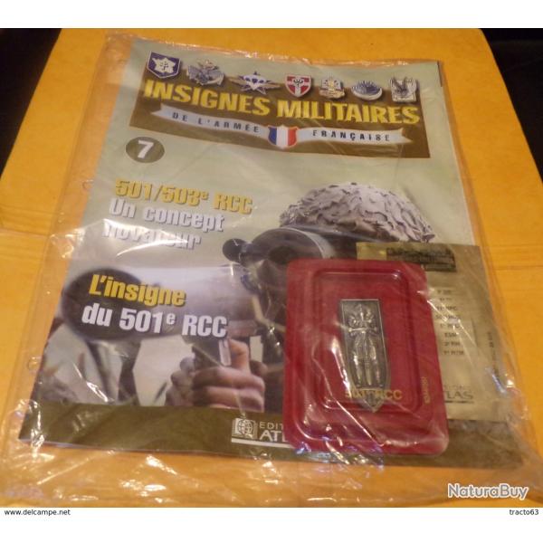 501� REGIMENT DE CHAR DECOMBAT�, Arthus Bertrand pour ATLAS, AVEC SON LIVRET NEUF  �FABRICANT�ARTHUS