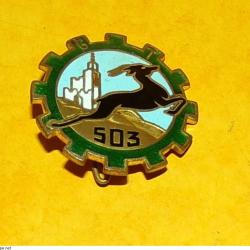 503&deg; G.T, avec sigle, &eacute;mail, dos guilloch&eacute;, vert fonc&eacute;, &eacute;pingle &agrave; bol&eacute;ro, FABRICANT&nbsp;DRAGO PARIS,HOMO