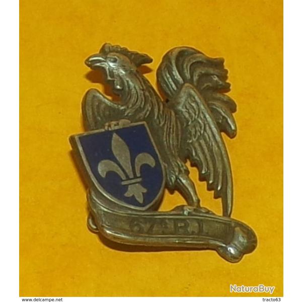 67� Bataillon d'Infanterie Port�e, �mail, dos guilloch� embouti,  FABRICANT�DRAGO�PARIS,HOMOLOGATION