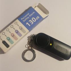 ALARME-LAMPE TORCHE PORTABLE 130DB