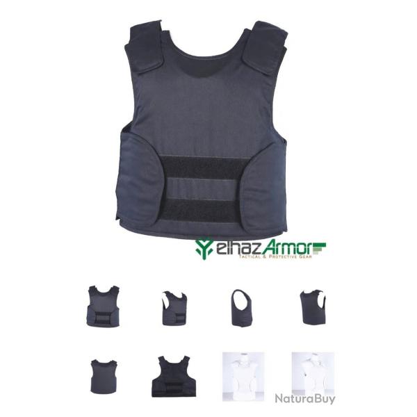 GILET Pare-Balles NIJ3a Dissimulable discret L�GER + pare couteaux