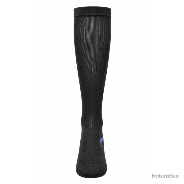 Mi-bas anti-fatigue homme - Contention graduelle - Noir 39 / 42