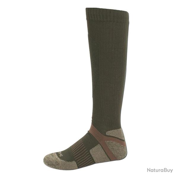 Mi-bas chauds homme Thermolite� - Protection renforc�e - Vert 43 / 46