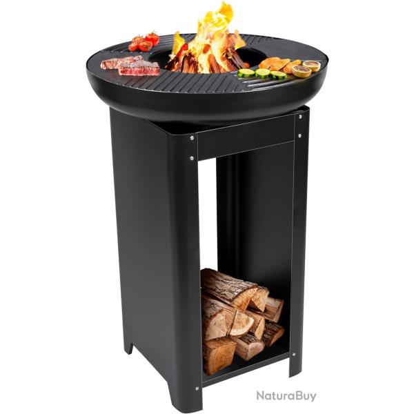 Brasero et Plancha - Barbecue Japonais 61 x 90 cm - Grille Barbecue - Brasero Exterieur Jardin M�tal