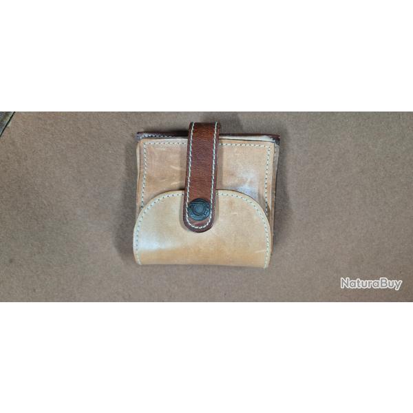 SACOCHE POUR 10 MUNITIONS MAX CAPDEBARTHES EN CUIR