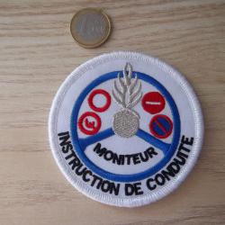 &eacute;cusson militaire moniteur instruction conduite gendarmerie insigne tissu