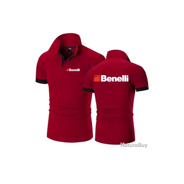 Polo BENELLI rouge type 1 LIVRAISON GRATUITE
