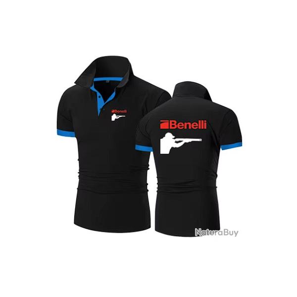 Polo BENELLI noir type 2 LIVRAISON GRATUITE