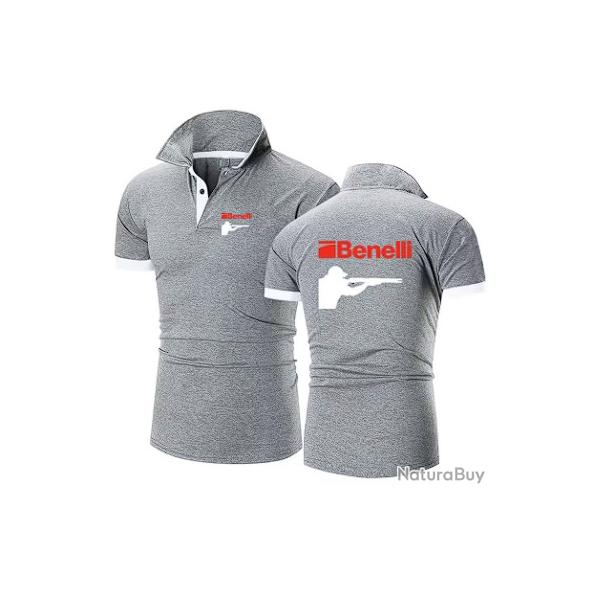 Polo BENELLI gris type 2 LIVRAISON GRATUITE