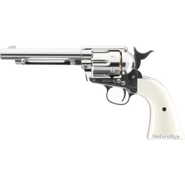 REV COLT SA ARMY 45 5.5'' CO2 CAL BB/4.5 NICKEL PLATED