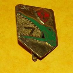 7&deg; R&eacute;giment d'Artillerie Coloniale, dos lisse, FABRICANT DRAGO PARIS&nbsp;25 RUE BERANGER&nbsp;&nbsp;,HOMOLOGATION