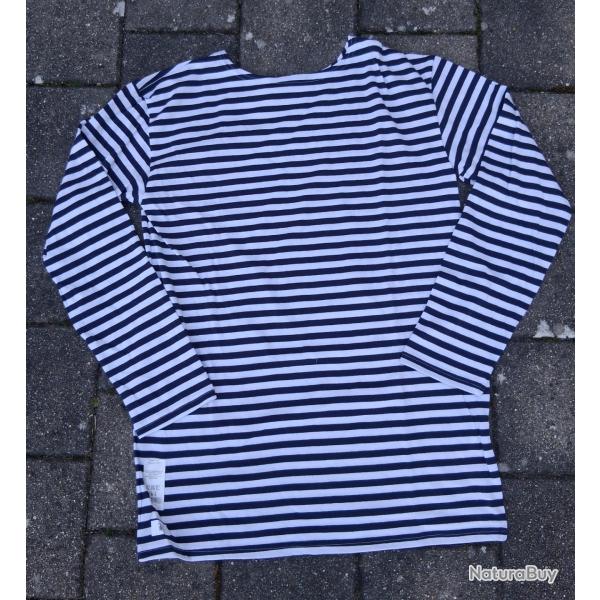 Authentique marini�re telnyachka taille 2XL (58/3) arm�e russe neuve fabriqu�e en Russie