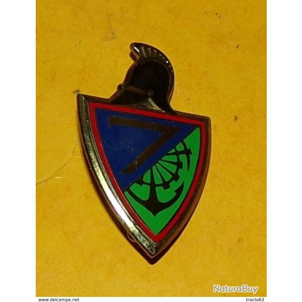 7� R�giment du G�nie, �mail, dos guilloch�,  FABRICANT�DRAGO�PARIS�,HOMOLOGATION�214  ,�ETAT VOIR P