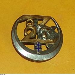 8&deg; R&eacute;giment de Zouaves, 8 & Z dor&eacute;, croix &eacute;maill&eacute;e, &eacute;pingle &agrave; bascule, FABRICANT DRAGO PARIS ,HOMOLO