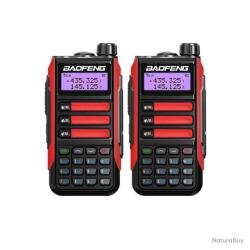 LOT DE 2 RADIOS BAOFENG UV-16 PRO - ROUGE - LIVRAISON GRATUITE